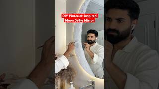 DIY Moon Selfie Mirror | Pinterest-Inspired Aesthetic Decor #shorts #pinterest #diy #diyart