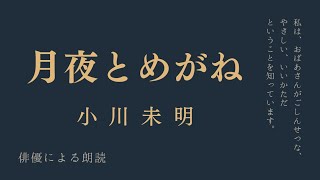 【俳優による朗読】「月夜とめがね」小川未明 月夜 穏やかなお話 名作文学 青空文庫【オーディオブック】