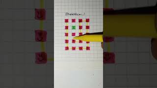 Draw A Checkered Path With Smile #shorts #puzzle #art #maths #line