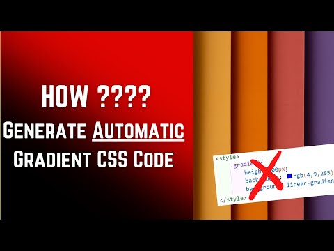 🤯Without learn CSS !!! How to Generate Gradient Background !!! | Gradient Color CSS