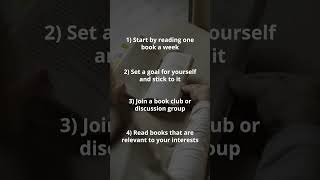 How to develop reading habits