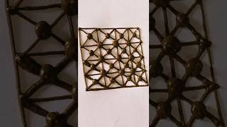 beautiful grid design #shortvideo #mehndi #newthumbmehndi #hennadesign