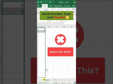 Excel Auto-Numbering Made Easy