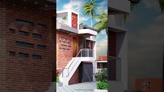 HOUSE DESIGN  #modernhousedesign #housedesign #3dexteriordesign #modernelevation #india #shorts #3d