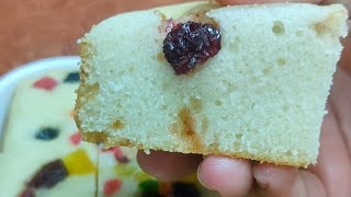 Vanilla flavoured mixed berries dry fruit cake very delcious yummy 😋 eggless n without oven