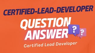 Free Certified-Lead-Developer Practice Test | Certified Lead Developer