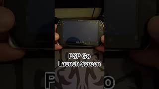 PSP Go Launch Screen #shorts #asmr #snrsys #retrogaming #pspgo #playstation #psp