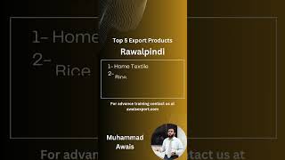 Top 5 Export Products of Pakistan #ImportExportBusiness