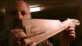 Swivel breech rifle scratch build pt 40 Happy new year with some gunstock carving