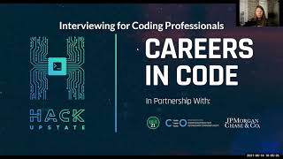 Careers in Code - Career Coaching - Module 5: Interviews for Coding Professionals