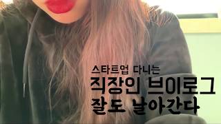 [직장인 브이로그] 스타트업에서 일하는 한국 여자 회사 일상 이야기