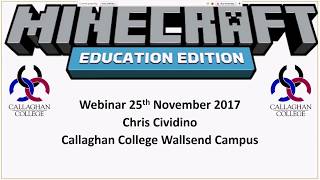Minecraft Education Edition  - Classroom Examples Webinar