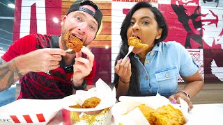 The TASTIEST KFC in the WORLD!! KFC Zinger Sandwich & KFC Original Chicken in Trinidad and Tobago!!