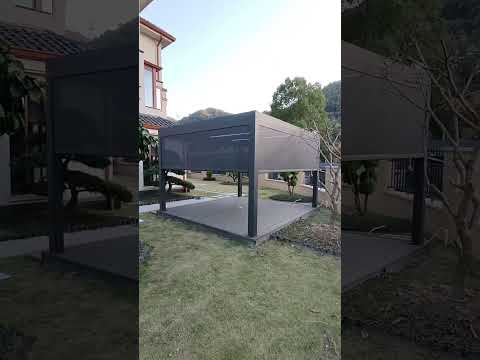 Look at the pergolas which our customer just installed !  #aluminiumpergola #bioclimaticpergola