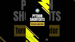 Python Shortcuts - Ternary Operator #python #ternaryoperator #pythonshorts #shorts #codingshorts
