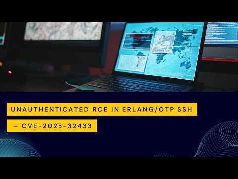 🚨 CVE-2025-32433 – Unauthenticated RCE in Erlang/OTP SSH | POC #latestcve #poc