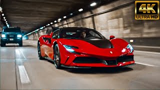 “Ferrari SF90 Stealth Escape – Epic Supercar ” | [ Pure 4K Resolution ]