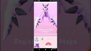 Mega Evolving my 100 iv shiny Aerodactyl#pokemongoshorts #pokémongohighlights #shorts