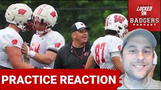 PRACTICE REACTIONS | Thoughts on the Wisconsin Badgers football team from Platteville!