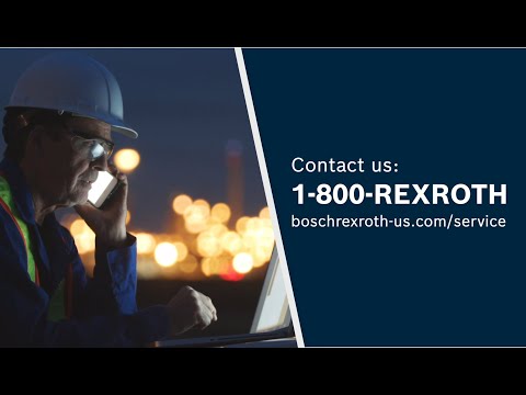 Bosch Rexroth Service – Ready to Keep You Moving