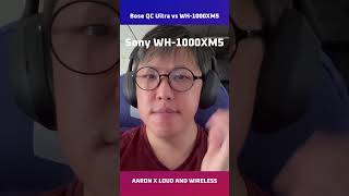 REAL Plane Test! ✈️ Bose QC Ultra vs Sony WH-1000X5 ANC Comparison