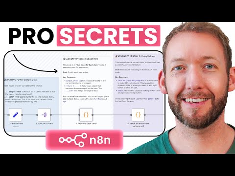 From n8n Newbie to Pro in One Video (3 Concepts)