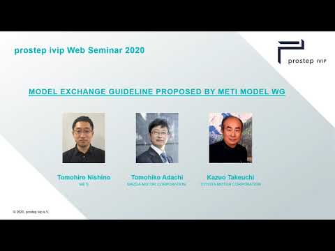 Model Exchange Guideline proposed by METI model WG