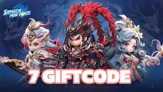Samkok New Force || All 7 giftcodes & How to redeem codes_Samkok New Force 7 Codes