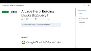 Arcade Hero: Building Blocks BigQuery I | Lab solution #arcade2025 #arcadegooglecloud