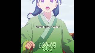 “Run like a girl” / Maomao 🌺#theapothecarydiaries #maomaoandjinshi