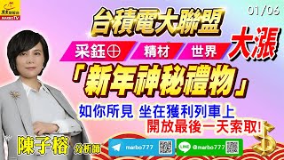 2023/1/6 台積電大聯盟 采鈺⊕ 精材 世界 大漲「新年神秘禮物」如你所見 坐在獲利列車上 開放最後一天索取! 陳子榕分析師