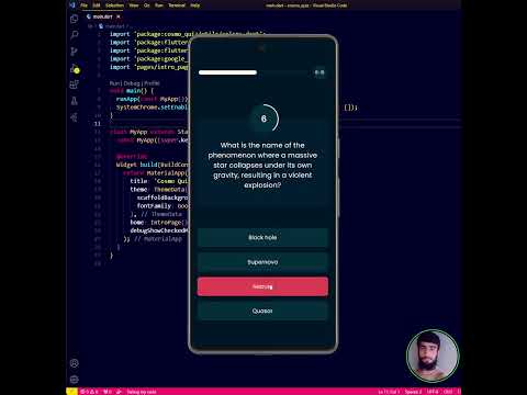 Cosmo Quiz App