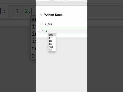 Usage of Python | Python 2025