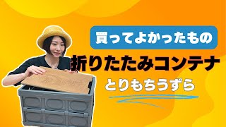 買ってよかったもの【折りたたみコンテナ】（りばすと×とりもちうずら）