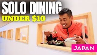 Best Solo Dining Japanese Restaurants in Tokyo (Under $10!)