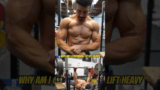 Why I’m lifting heavy this deep into prep #naturalbodybuilding #bodybuilding #strength #gym #biceps