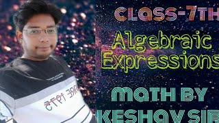 Class-7th maths chapter-12 Algebraic Expression English medium
