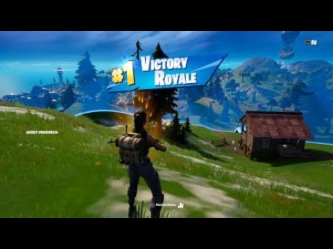 Trash Fortnite play resulting in a WIN!!!