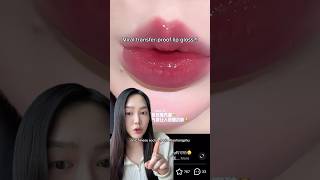 Trying the viral Judydoll transfer-proof lip gloss #cbeauty #lipgloss #viralmakeup #douyin