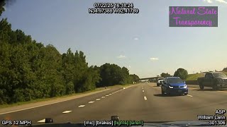 Pursuit/MC I-40 Maumelle to AG&F/Mayflower Arkansas State Police Troop A, Traffic Series Ep. 1611