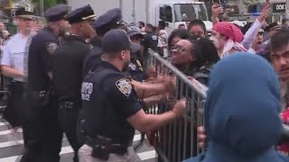 Columbia University suspends, expels students who participated in protests