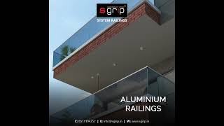 Railing Design Glass Profile #aluminium #interiordesign