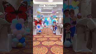 1st birthday decoration ideas,1st birthday decoration ideas at home #birthdayparty #baloondecoration