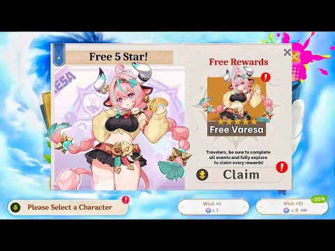 FREE 5-STAR CHARACTER in Genshin 5.5?! 🔥 Varesa Giveaway LEAKED!