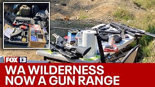 Illegal shooting range in Washington exposed | FOX 13 Seattle