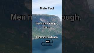 Men may act tough but... #shorts  #crush #funandfacts #factandfun #facts #relationships  #funny