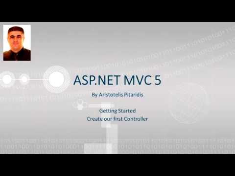 ASP.NET MVC 5 : 2.5 Getting Started - Create our first Controller