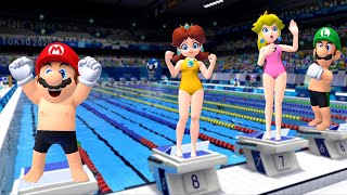 【マリオ＆ソニック東京2020オリンピック】全キャラクター 水泳(4人用)