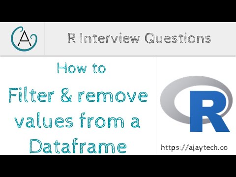 How to filter and remove values from a Dataframe in R