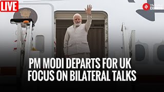 Live: PM Modi Departs for UK, To Hold Talks with PM Starmer on Strategic Ties